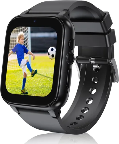 Reloj inteligente de 1.69 pulgadas para niños de 4 a 12 años, 26 juegos de rompecabezas, cámara HD, reproductor de música de video, podómetro,