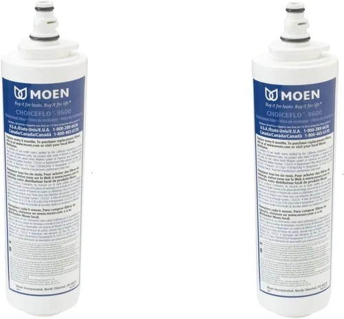 Vista 5 de Moen 9601 ChoiceFlo Filtro de agua de repuesto compatible con grifos de cocina filtrados Moen Sip