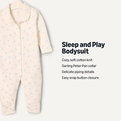 Vista 2 de Tienda Essentials x Sofia Grainge - Pijama unisex sin pies para bebé, paquete de 2