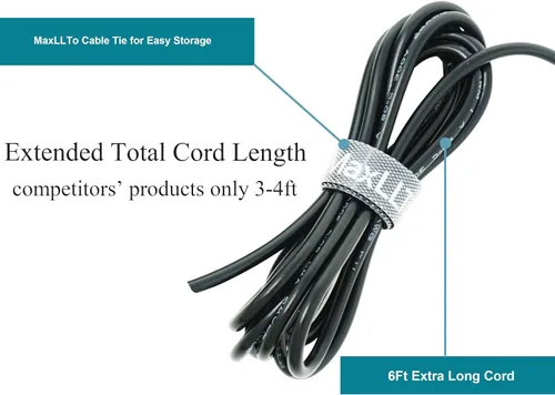 Vista 3 de MaxLLTo™ Cable adaptador de corriente para cargador de corriente alterna para tableta RCA de 7 pulgadas/9 pulgadas
