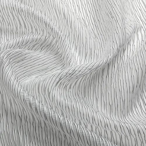 Vista 5 de VISIONTEX Cortinas transparentes de jacquard con ojales, paneles de cortina de ventana pequeños, cortinas de decoración para comedor, sala de estar