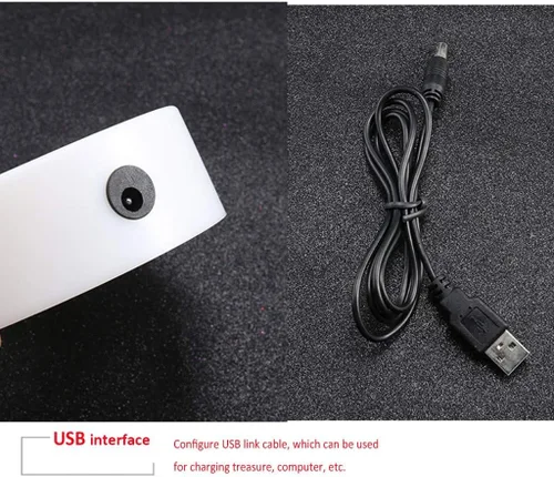 Vista 4 de QFFL Paneles de luz led inteligentes LED Luz de noche de neón con base de luz de neón PilaUSB Alimentado interruptor de empuje para iluminación