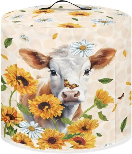 Vista 26 de Funda para olla a presión con bolsillo, decoración de cocina, cubierta para olla a presión eléctrica a prueba de polvo, cubierta para olla arrocera