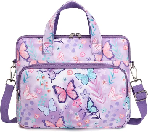 Vista 13 de Funda de transporte para tableta infantil Octsky - Bolsa protectora de 12.5 pulgadas con correa para el hombro, forro suave
