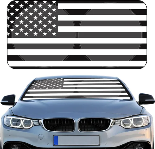 Vista 10 de Parasol plegable para parabrisas de coche, cubreventanas frontales para coche, accesorios para coche, protección contra el calor y los rayos UV