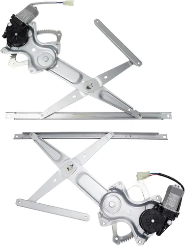 Vista 124 de TRQ Conjunto de motor y regulador de elevalunas eléctrico delantero compatible con Honda Accord 2018-2020