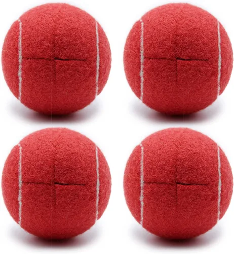 Vista 10 de Magicorange 4 pelotas de tenis precortadas para patas de muebles y protección del suelo, almohadillas de fieltro resistentes y duraderas