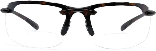 Vista 7 de VITENZI Gafas de seguridad bifocales con lectores envolventes para deporte, aumento de seguridad, protección de lectura, Monza