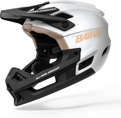 Vista 10 de BATFOX Full Face Mountain Bike Helmet for Men Women Adult Helmet Downhill DH BMX MTB