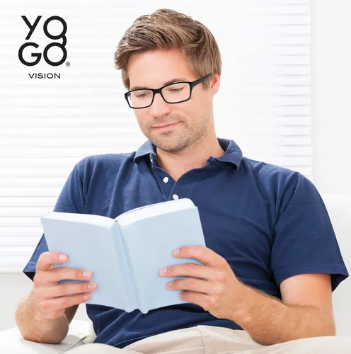 Vista 4 de Yogo Vision 6-Pack Reading Glasses for Men and Women – Readers in 4 Frame