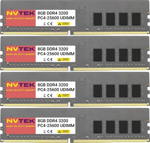 Vista 8 de 8 GB (1X8 GB) DDR4 3200 MHZ PC4-25600 UDIMM 1Rx8 1.2V CL22 288-PIN sin ECC sin búfer memoria de computadora de escritorio