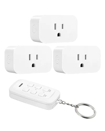 Vista 8 de DEWENWILS Toma de corriente con control remoto para interiores, kit de interruptor de luz remoto expandible, interruptor de encendido/apagado