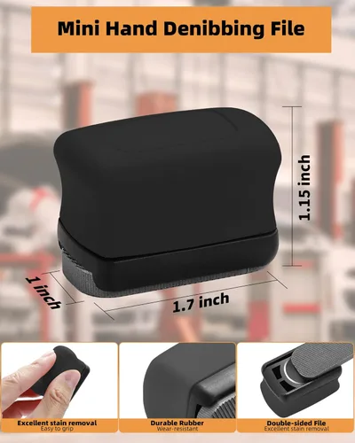 Vista 2 de Lima para quitar astillas, herramienta de lima para pintura para la eliminación rápida de imperfecciones de pintura, hoja de lima mini de dos lados