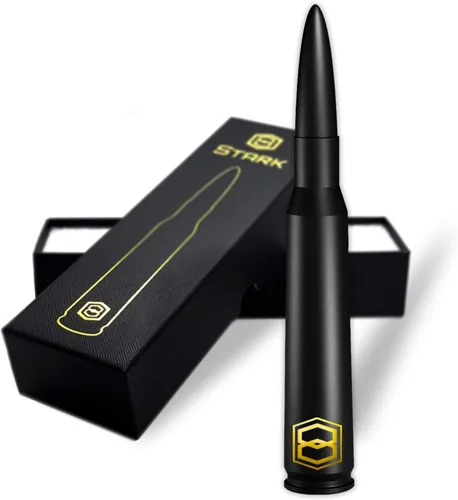 Antena de repuesto negra para camión estilo bala de 50 cal, compatible con camionetas Chevrolet Silverado y GMC 1999-2020, cobre puro