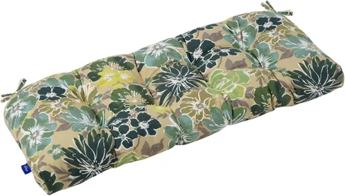 Vista 118 de Cojines de mimbre copetudos de 3 piezas para muebles de patio, cojines de mimbre para sillas de exterior con lazos, cojines de mimbre repelentes al