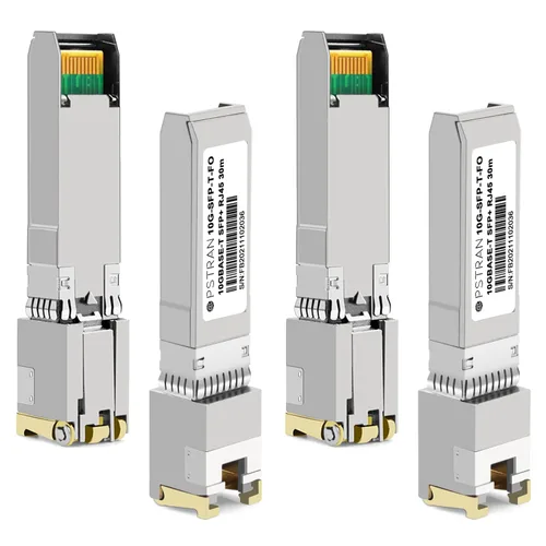 Vista 27 de Módulo transceptor de cobre 10GBASE-T SFP+ RJ45 compatible con Arista SFP-10GE-T 10G SFP+ 98.4 ft Cat6a/7