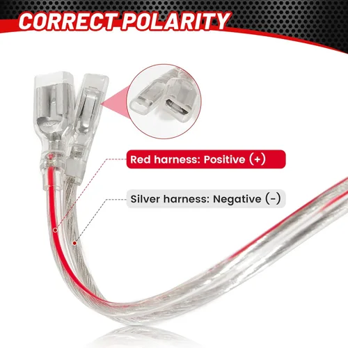 Vista 3 de RED WOLF Conector de arnés de cableado para altavoz de puerta de automóvil para Ford F150 Escape Focus Bronco Mustang Mazda 2 6 CX5 2011-2021