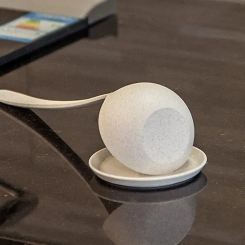 Vista 4 de DOITOOL Cuchara japonesa Cuchara japonesa Cucharón de sopa Cucharón de sopa de pie Cuchara de servir de cocina Cuchara con soporte para sopa Gachas