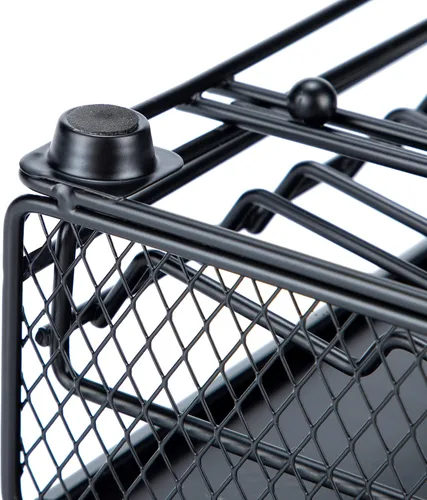 Vista 5 de K - Portavasos para mostrador pequeño para Keurig K-Cup, para Mr Coffee para té, color negro (36 cápsulas de un solo nivel)