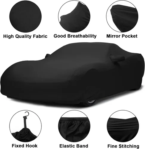 Vista 2 de Funda para Auto Interior Reemplazo para Porsche 718 Boxster/Cayman 1996-2025, Funda de Auto de Satén Elástica Suave y Personalizada para Protección