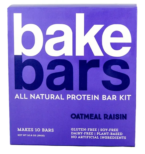 Vista 8 de bakebars Kit de barras de proteínas totalmente naturales, chispas de chocolate, incluye ingredientes pre-medidos, macro amigables para 10 barras