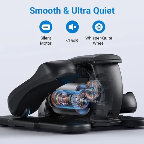 Vista 5 de MERACH Under Desk Elliptical Machine, Elliptical Leg Exerciser As Seen On TV for Seniors Adults Fully Assembled, Elliptical Exercise Machine