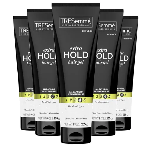 Vista 14 de TRESemmé Extra Hold Gel para el cabello, paquete de 6 sin alcohol para control del encrespamiento las 24 horas y protección de la humedad, 9 onzas