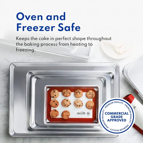 Vista 8 de New Star Foodservice 42597 Extensor de bandeja de aluminio para bollo, 9 x 13 pulgadas (tamaño de un cuarto)