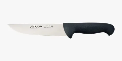 Vista 15 de Arcos Cuchillo de carnicero Range de acero inoxidable nitrum de 7 pulgadas. Cuchillo para carne. Mango azul de polipropileno. Sistema