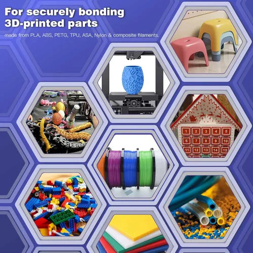Vista 6 de Super pegamento para impresión 3D, adhesivo capilar ultrafino para PLA ABS PETG TPU, unión instantánea profesional para micro huecos