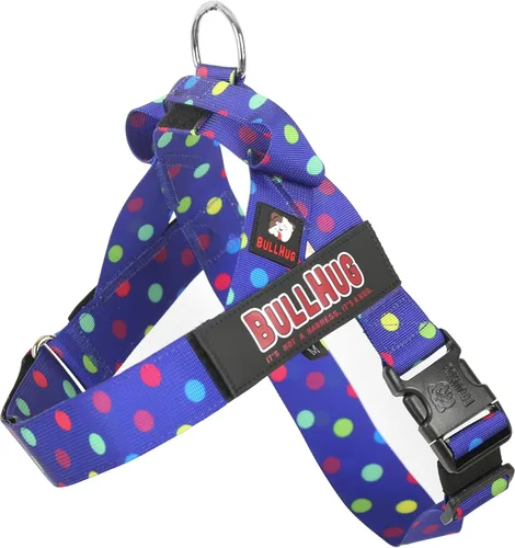 Vista 45 de BULLHUG Arnés ajustable para perro, sin tirones, sin estrangulamiento, para bulldogs ingleses, bulldogs franceses, pugs y razas de pecho ancho