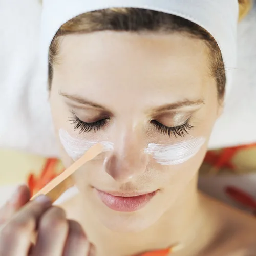 Vista 7 de Bememo 500 palitos de cera para cejas, cejas, labios, nariz, pequeño aplicador de cera de madera, espátula, palitos para manualidades