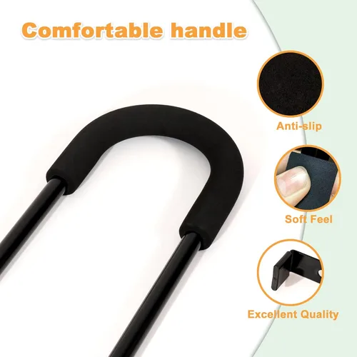 Vista 5 de Entrenador de Bicicleta para Niños con Barra de Empuje y Equilibrio para Seguridad en el Ciclismo