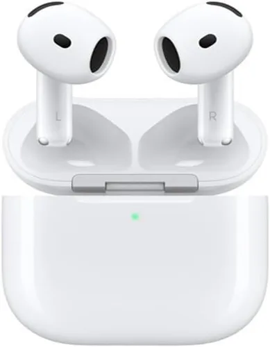 Vista 3 de Apple Auriculares inalámbricos AirPods 4, auriculares Bluetooth, con cancelación activa de ruido (renovado)