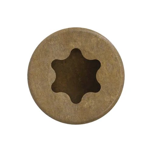 Vista 2 de Simpson Strong-Tie FT07200R100 - Tornillo de acabado marrón tostado #7 x 2 T-10 100ct
