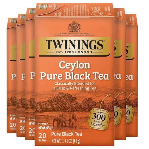 Vista 38 de Twinings, Decaffeinated Chai - Té negro Chai sin cafeína y con especias dulces y sabrosas, caliente o helado, el embalaje puede variar, 120 bolsitas