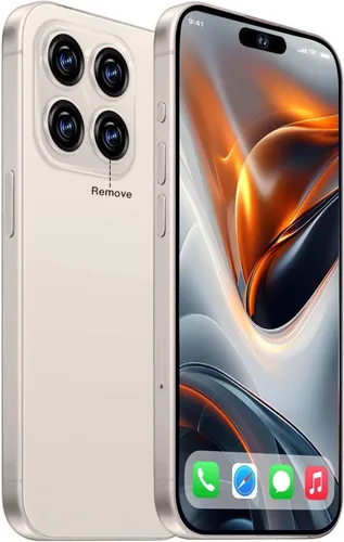 Vista 9 de Teléfono celular desbloqueado de 256 GB+8 GB teléfonos desbloqueados, teléfono inteligente Android 14.0, pantalla HD de 6.8 pulgadas, doble SIM Dual