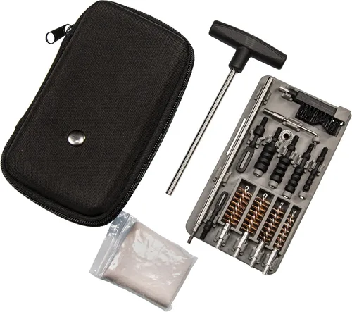 Vista 2 de Tipton Kit de limpieza de pistola compacto para pistolas calibre 0.354 in, 0.394 in, .22, .357, .38, .40 y .45 con estuche de almacenamiento