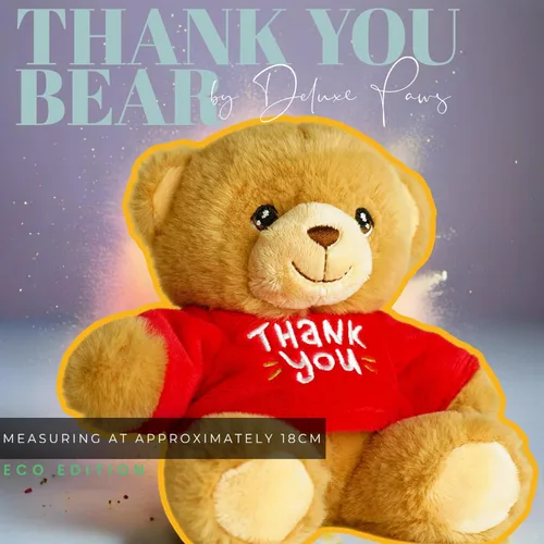 Vista 2 de Deluxe Paws - Felpa ecológica especial para ocasiones, 100% reciclada (Gracias)