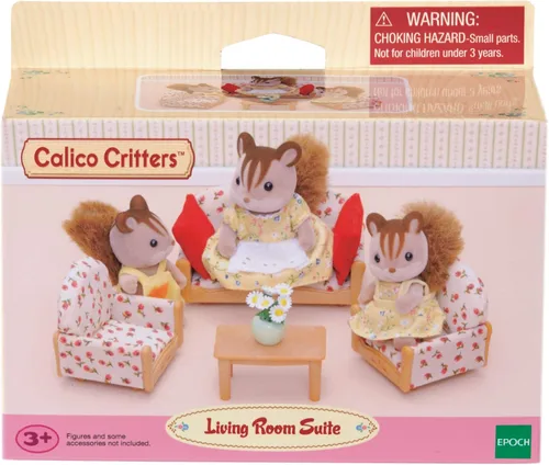 Vista 2 de Calico Critters - Juego completo de muebles para casa de muñecas.
