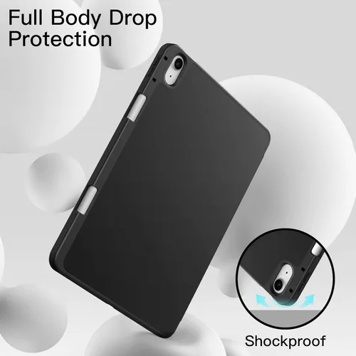 Vista 4 de JETech Funda para iPad Air de 11 pulgadas M3/M2 (2025/2024), iPad Air 5/4 (2022/2020 5ª/4ª generación de 10.9 pulgadas) con soporte para lápices