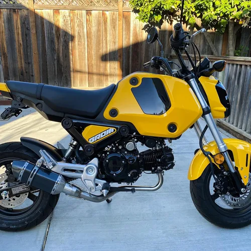Vista 4 de KEMIMOTO Lavadoras de barnizado de color compatibles con motocicleta Grom 2022 2023 2024, juego completo de cubierta de panel lateral de aluminio