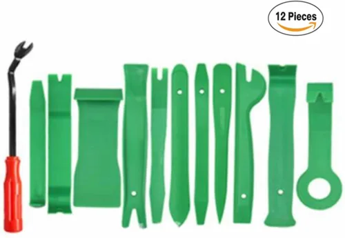 Vista 7 de Kit de herramientas de extracción de moldura automática, herramienta de reparación de automóviles para audio/radio/CD/GPS/desmontaje de puerta, clip