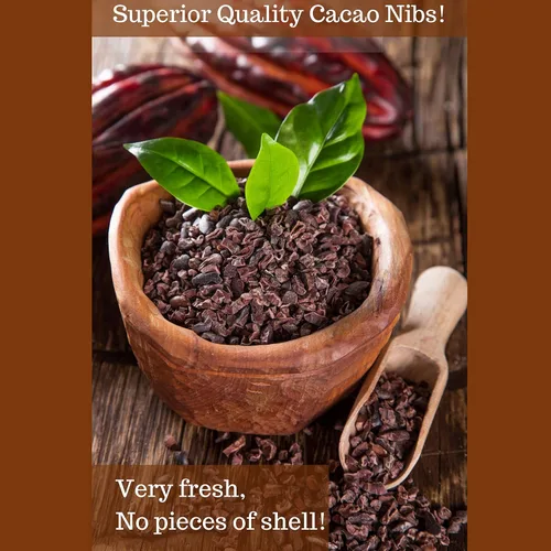 Vista 9 de Pure Natural Miracles Polvo de maca gelatinizada orgánica y puntas de cacao crudas sin azúcar