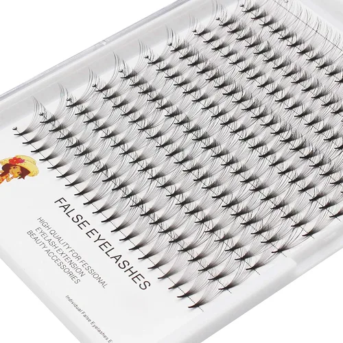 Vista 3 de → VAYATOR - Pestañas postizas de volumen ruso de 0.39 a 0.70 pulgadas para elegir, pestañas postizas 6D/10D/12D/14D/20D, extensiones de pestañas