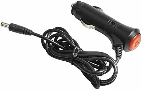 Vista 3 de Haloview 12V-24V Adaptador de enchufe de alimentación para encendedor de cigarrillos de motocicleta de 4.9 ft y conector de alimentación CC hembra