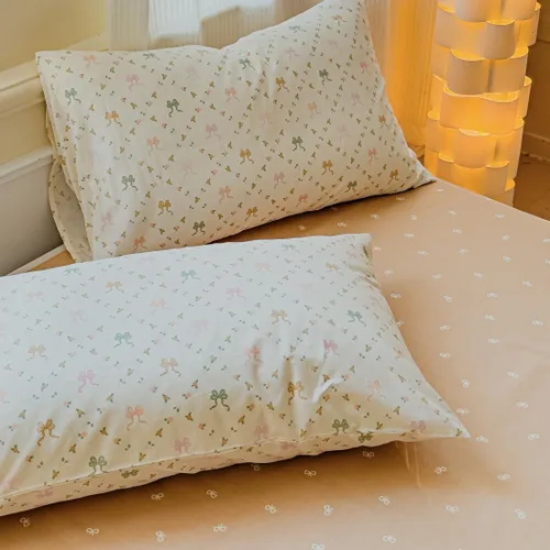 Vista 7 de BlueBlue Juego de funda de edredón para niños, ropa de cama 100% algodón, 1 funda de edredón de dibujos animados y 2 fundas de almohada para niños