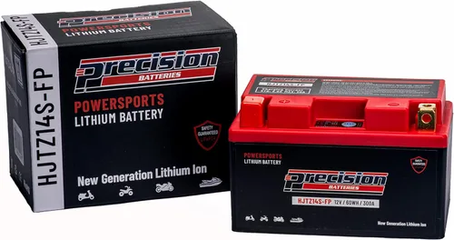 Vista 2 de Precision HJTZ14S-FP - Batería de iones de litio de repuesto para Yamaha 1700CC VMAX, 2009-2017, 12 voltios, 60 WH 300 CCA