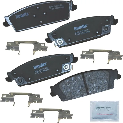 Vista 201 de Pastillas de Freno Traseras Cerámicas Bendix Priority1 CFC1510 para INFINITI QX56 2013-2011, QX80 2024-2014, Nissan Armada 2023-2017
