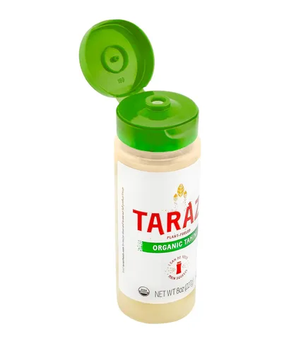 Vista 3 de TARAZI BOTELLA DE SALSA TAHINI ORGÁNICA 8oz
